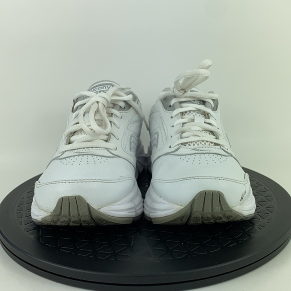 Saucony Echelon LE White Walking Running Comfort Shoes 15173-1 Women's Size 7 - Picture 2 of 14